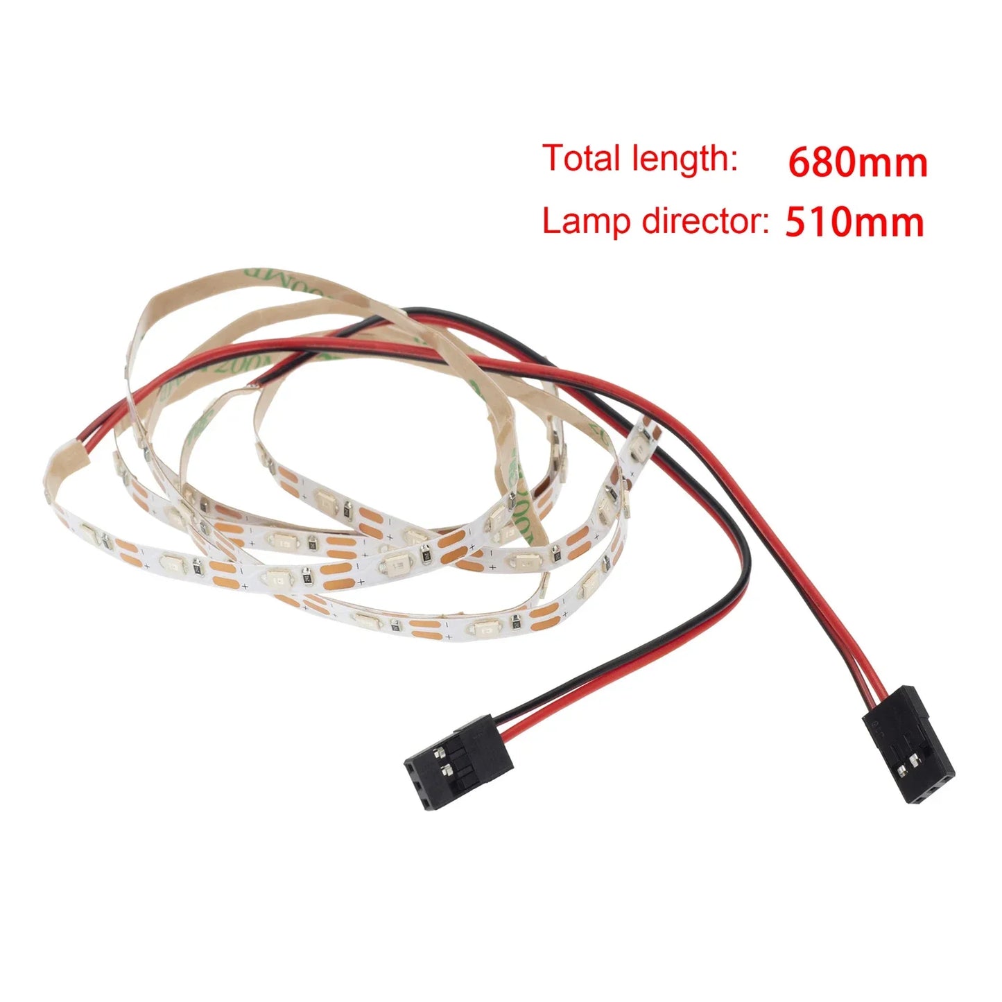 RC Airplane LED Light Strip - Remote Control, Bright & Waterproof, for Flying Wing & Fixed Wing, Easy Install, Night Flight Safe