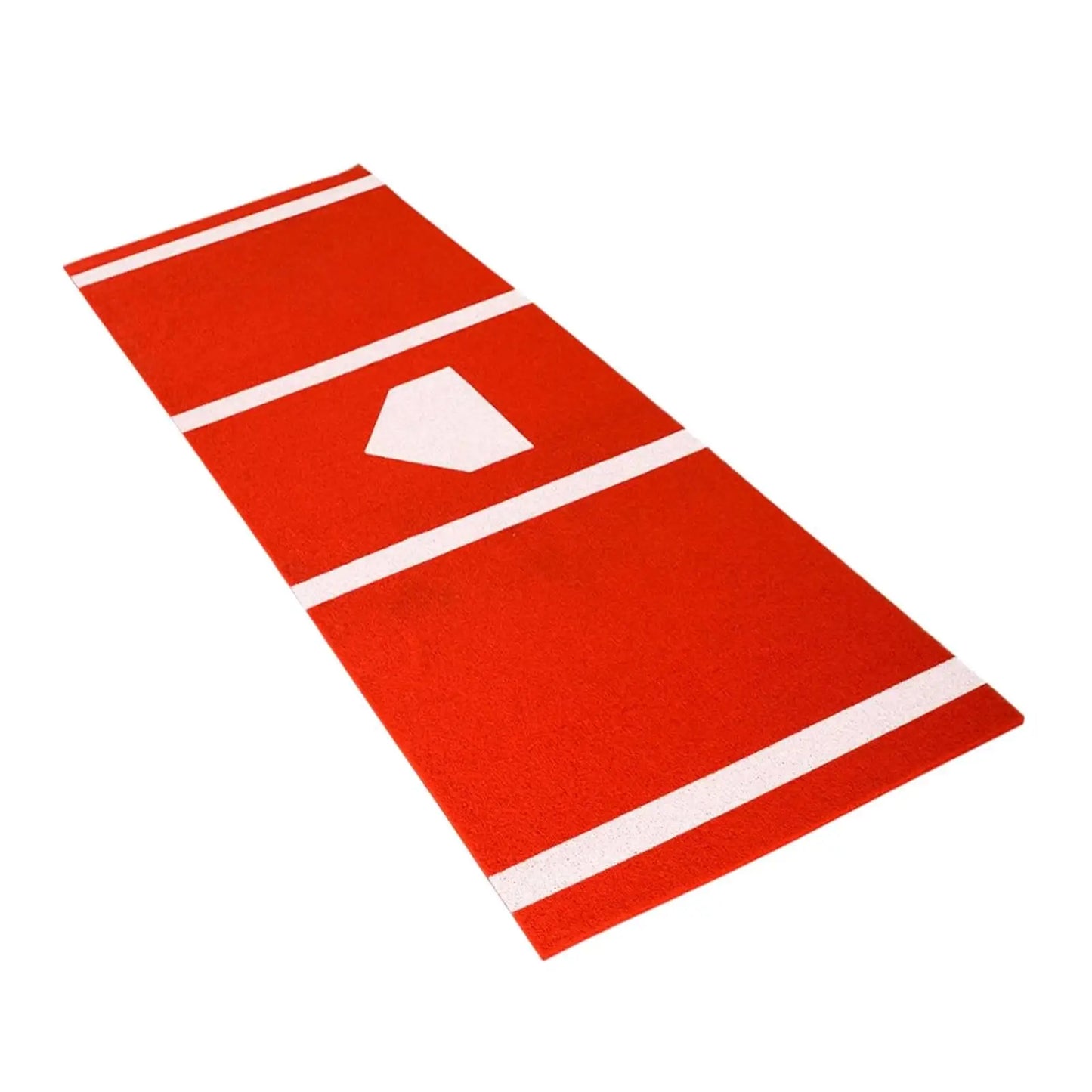 Foldable Baseball Softball Hitting Mat Batting Practice Stance Trainer Non Slip Surface for Indoor Outdoor Equipment