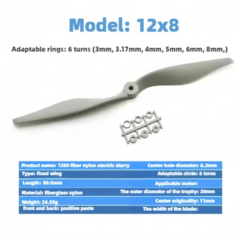 Genuine Gemfan RC Propellers Set for Model Airplane - 6x4 7x5 8x4 8x6 9*4.5 9x6 10x7 10x5 11x7 12x6 12x8 13x6.5High-performance