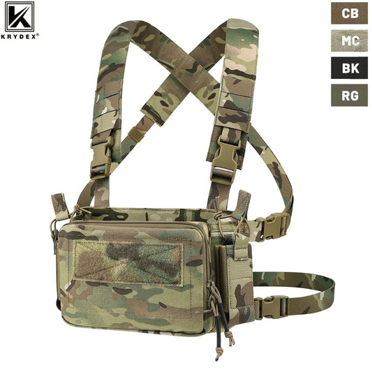 Krydex 500D Tactical D3CR Micro Chest Rig Vest Mag Pouch