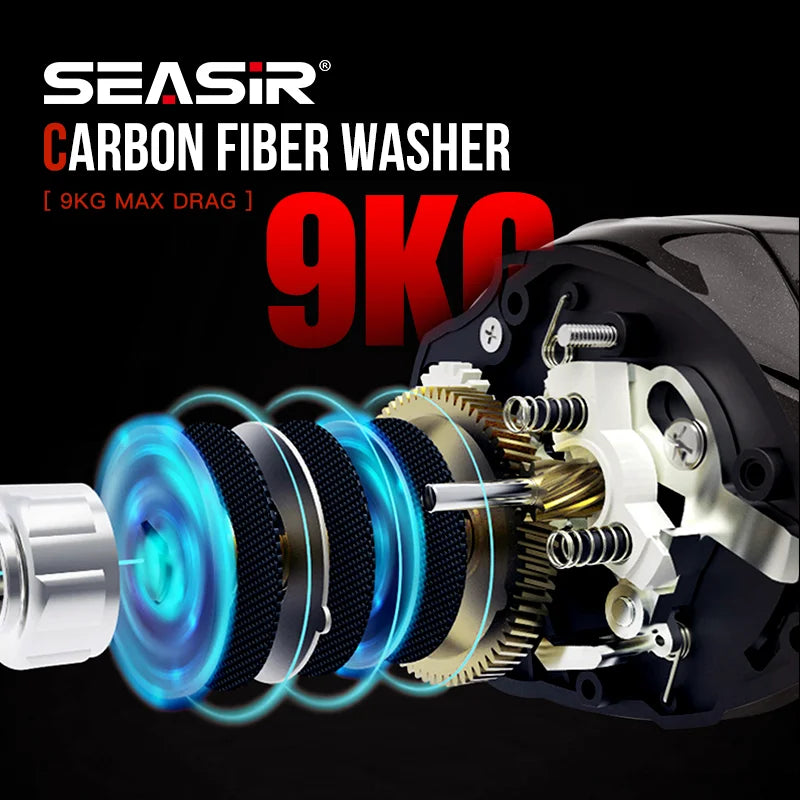 SeaSir Cast X2 Baitcasting Reel 7 to 1 Ceramic Bearings