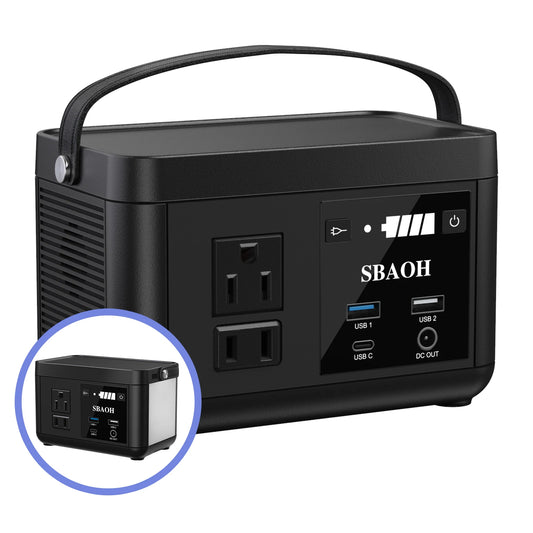 SBAOH 88.8Wh Portable Power Station for Camping RV AC 120W