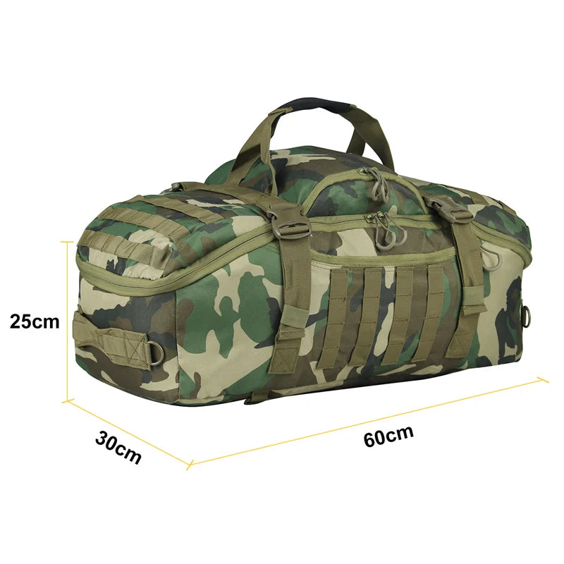 35L 50L 80L Outdoor Tactical Backpack MOLLE Duffel Bag