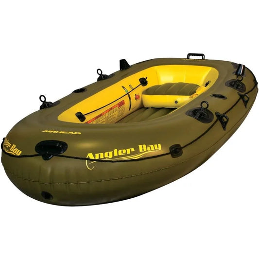 Airhead Angler Bay Inflatable Boat Four Person Portable