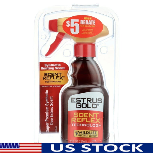 Super Premium Synthetic Doe Estrus Deer Hunting Scent 8 FL OZ High Output Spray Stronger Consistent Responses Trophy Buck