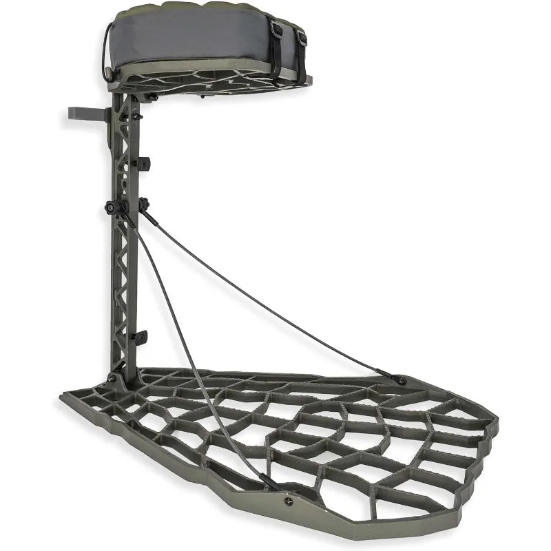 11 Lb Cast Aluminum Hang On Treestand for Deer Hunting Hunting Climbing Hunt Seat Hunting Gear Equipment Accessories