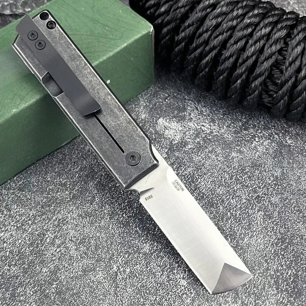 CR MinimalX 5915 Folding Knife 8Cr13Mov Blade Portable Fruit Knife Emergency Tool for Travel Outdoor Fishing Knife Men's Gifts