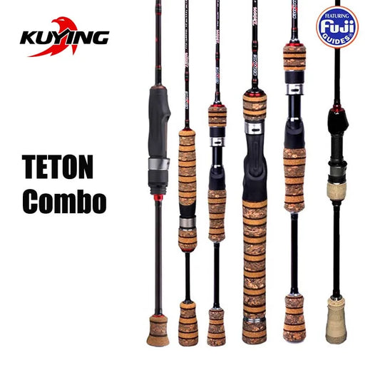 Kuying Teton Soft Light Baitcasting Spinning Rod Combo