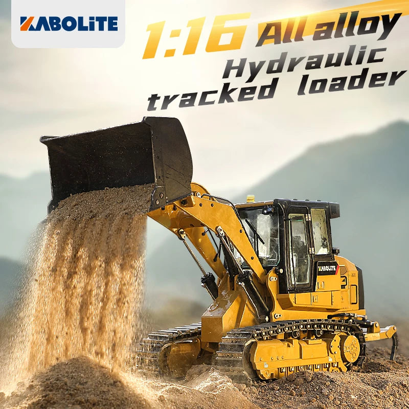 Kabolite 1/16 Hydraulic RC Loader K963 100 Remote Control Construction Vehicle Engineering Fun Toy TH23079-SMT7