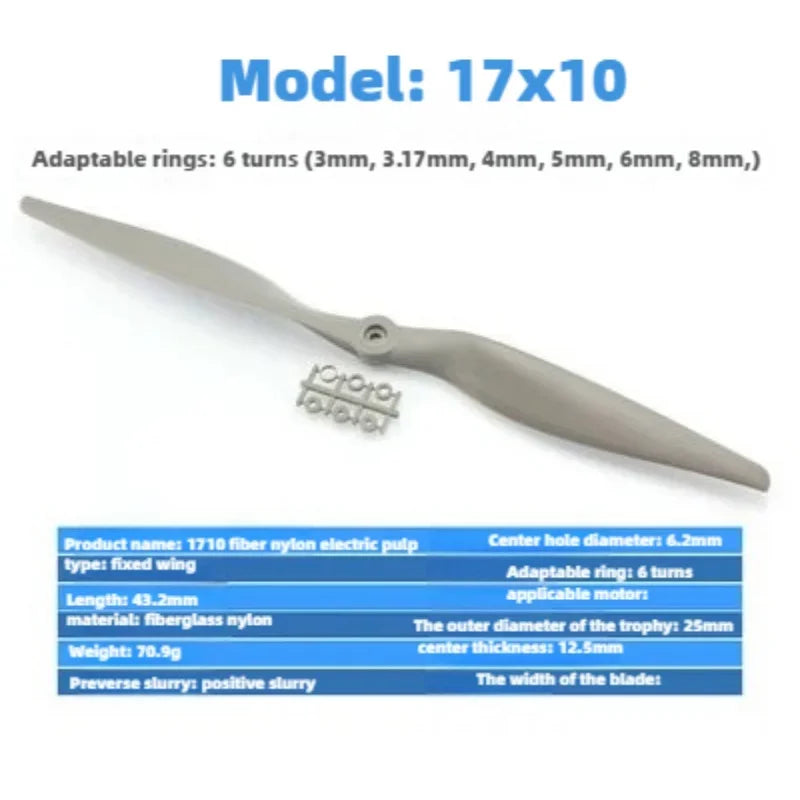 Genuine Gemfan RC Propellers Set for Model Airplane - 6x4 7x5 8x4 8x6 9*4.5 9x6 10x7 10x5 11x7 12x6 12x8 13x6.5High-performance