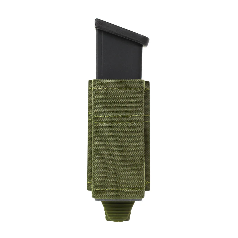 OPHIDIANTAC FAST 9MM Single/Double Mag Bag MOLLE Mag Pouch  Hunting CS Games Air soft Holder With Nylon Support Clip