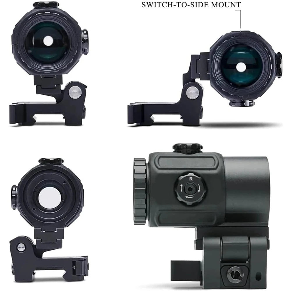 558 Holographic Collimator Sight Red Dot Optic With Rail