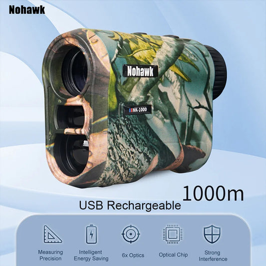 Nohawk Hunting Laser Range Finder 1000m with Target Acquisition