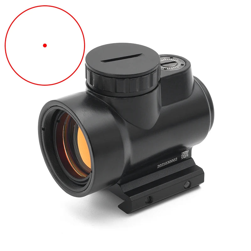 Tactical MRO Basic Red Dot Sight with Flip-up Cap and Killflash for Hunting Airsoft Rifles