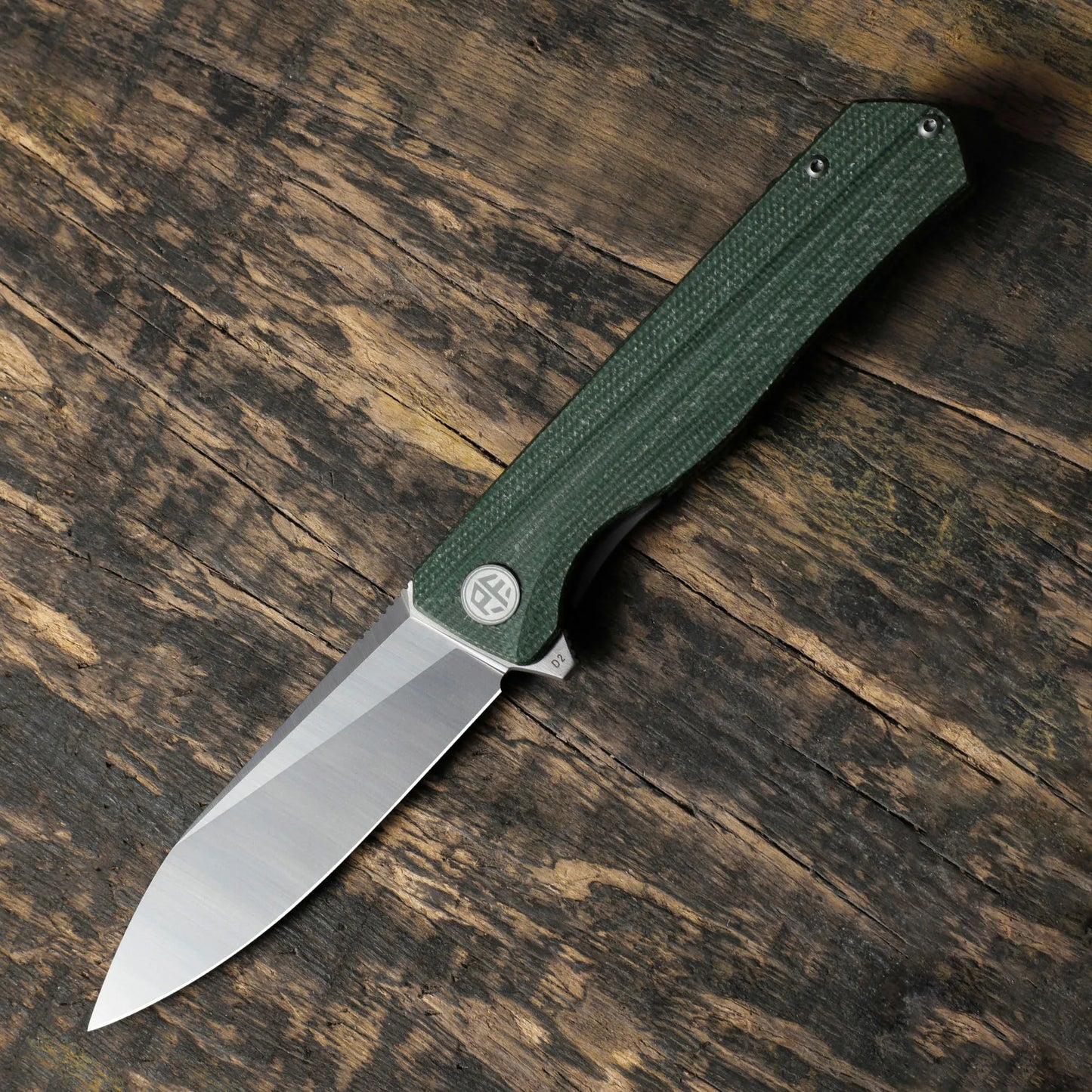 Petrified fish folding knife D2 steel Blade G10 handle pocket knife ball bearings outdoor hunting camping EDC tool knives PF818