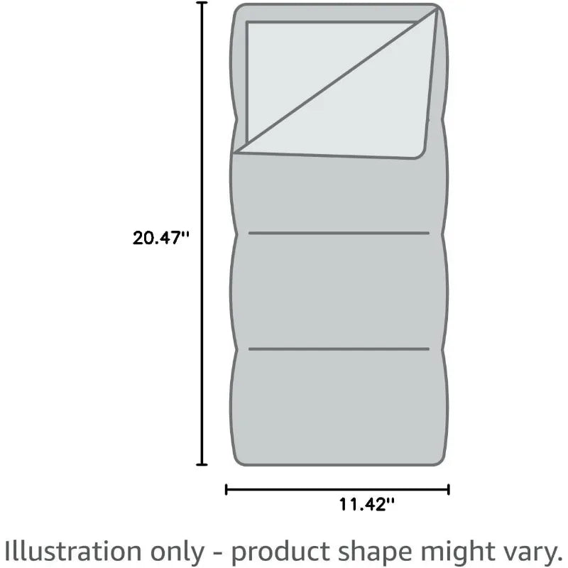 Coleman Heritage Big & Tall Cold-Weather Sleeping Bag, 10°F Camping Sleeping Bag for Adults, Comfortable