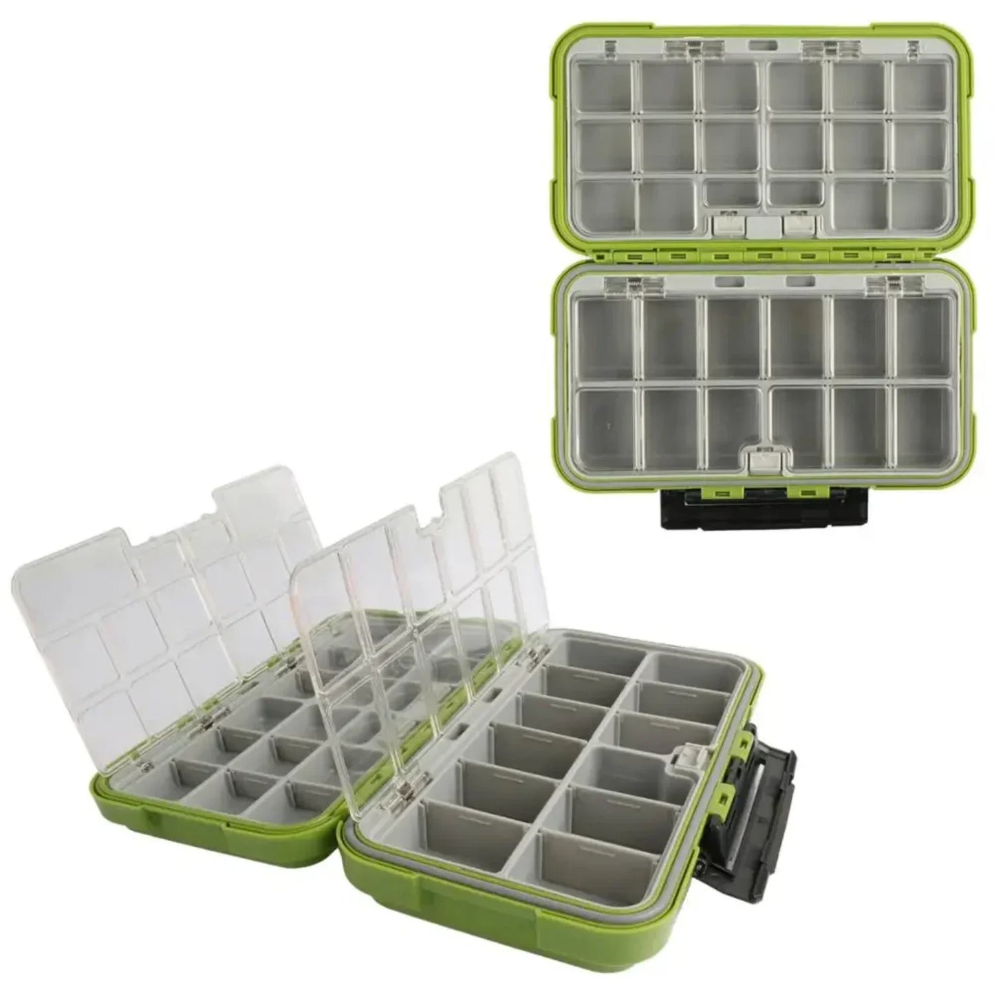 Double Layer Hard Plastic Fishing Box For Baits And Lures