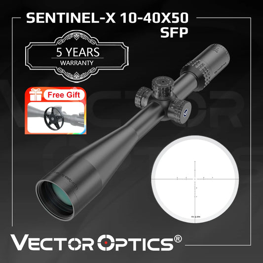 Vector Optics Sentinel X 10 40x50 Center Dot Riflescope