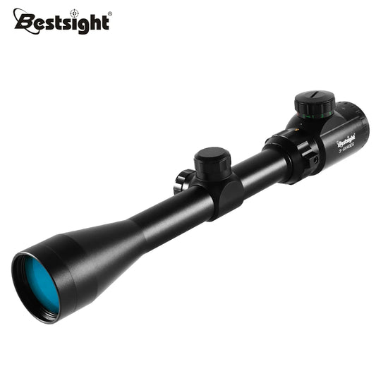 Riflescope 3 9x40 Red Green Illuminated Mil Dot With Mounts