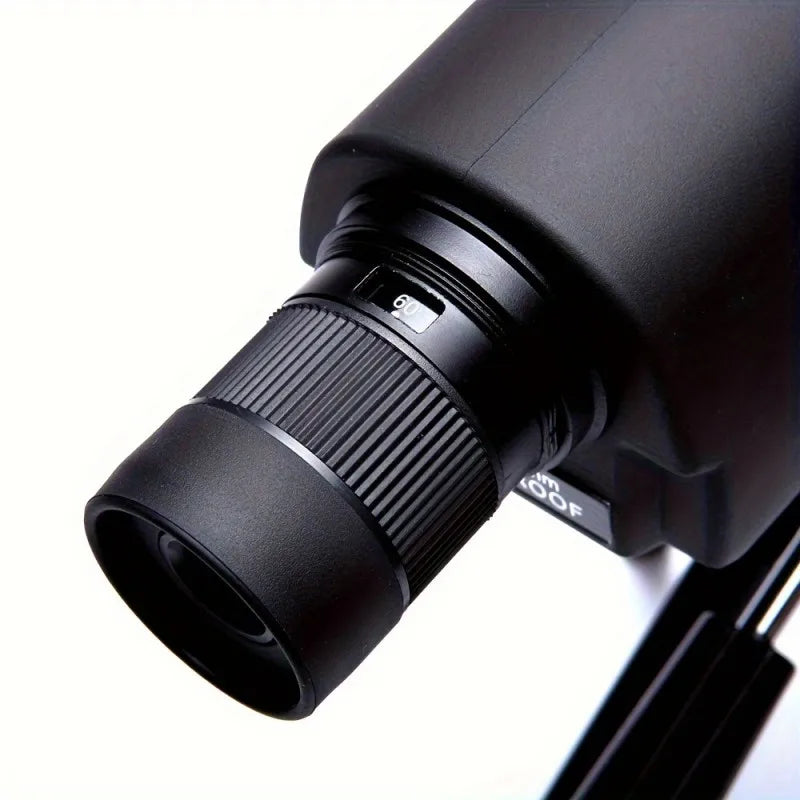 20-60x60AE Zoom Angled Spotting Scope w/Adjustable Tripod & Case