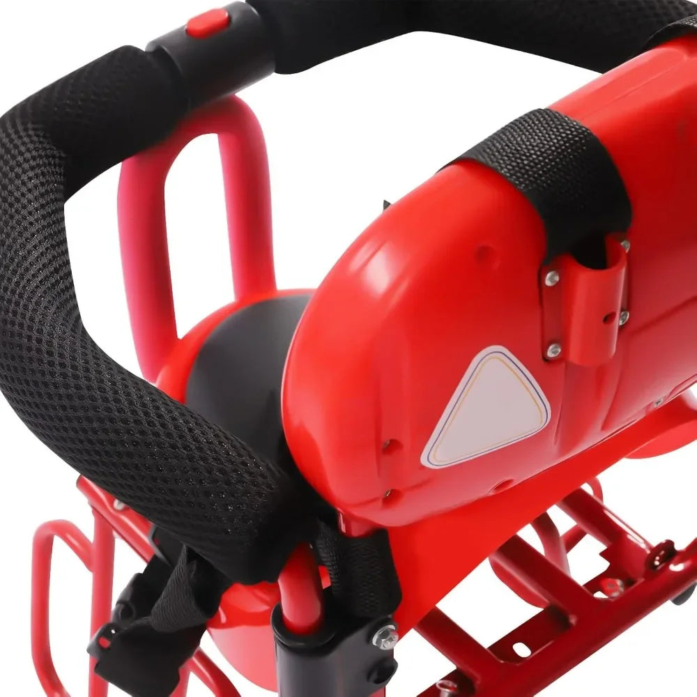 Rear-Mounted Baby Bike Seat - Adjustable Safety Belt & Soft Cushion, Fit for Adult Bicycle, Portable Back Child Carrier (1-6Year