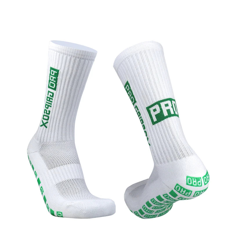 Silicone Anti Slip Football Socks for Men and Women