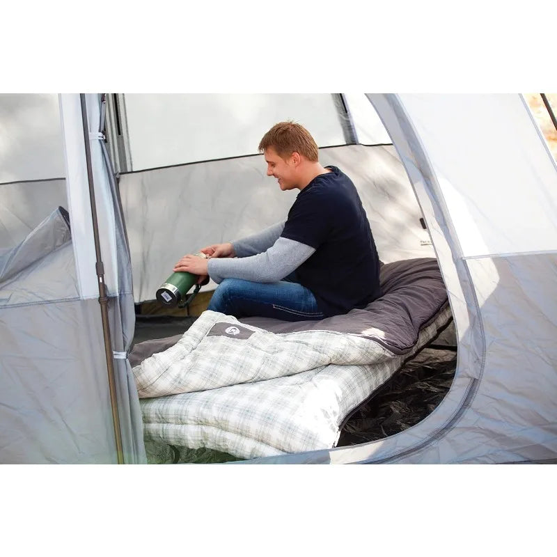 Coleman Heritage Big & Tall Cold-Weather Sleeping Bag, 10°F Camping Sleeping Bag for Adults, Comfortable