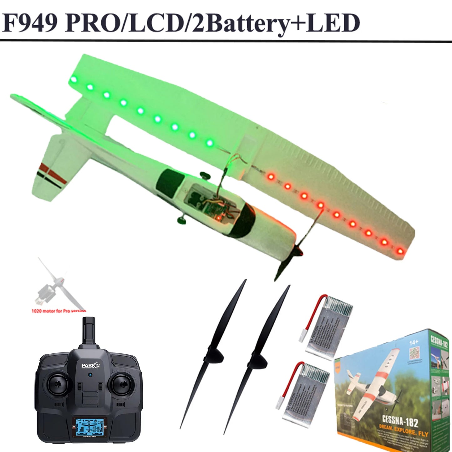 WLtoys F949 RC Airplane Fixed Wing Gyroscope RTF 24G