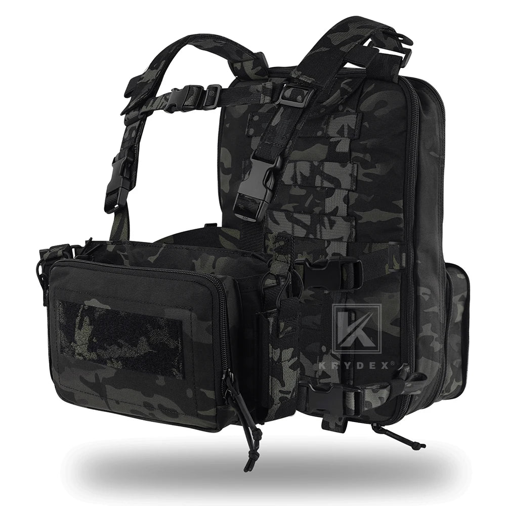 KRYDEX Tactical Flatpack D3 Backpack D3CR Chest Rig Vest