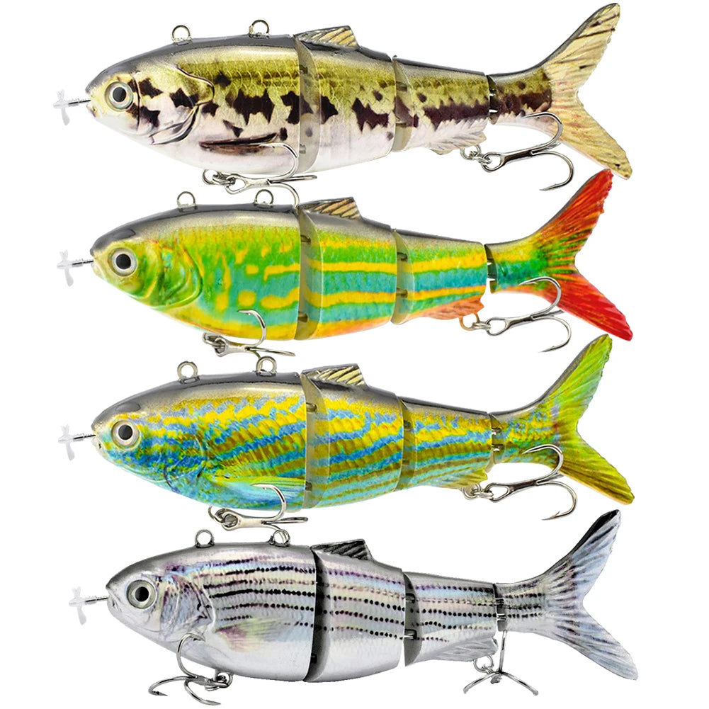 Robotic USB Rechargeable Swim Bait Wobbler for Pike Carp