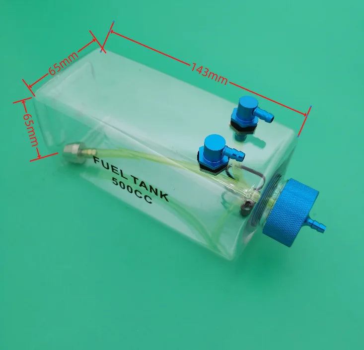 RC Plane Fuel Tank Transparent Plastic 300ML 400ML 500ML 750ML 1000ML 1600ML For Gas oil turbine jet or Airplane Model