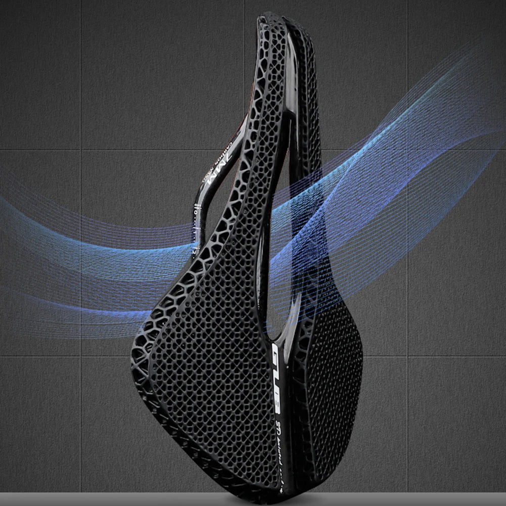 GUB Bicycle 3D Printed Saddle Hollow Out Honeycomb Cushion Shock Absorption Bicycle Saddle Seat Cushion Cycling Accessories