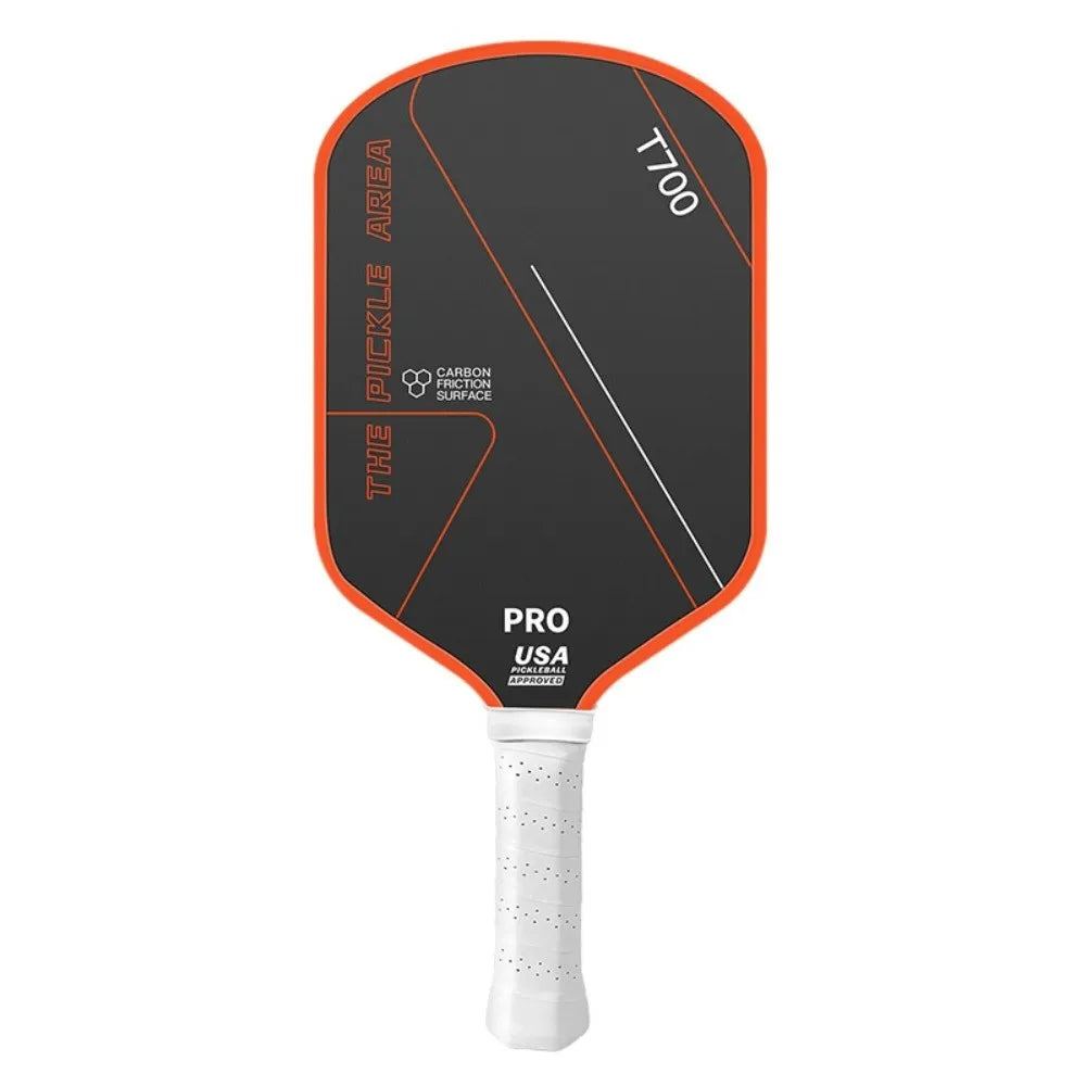 T700 Pickleball Paddle 16MM Carbon Fiber Pickleball Rackets Set Frosted Surface USAPA Approved Professional Game Supplies