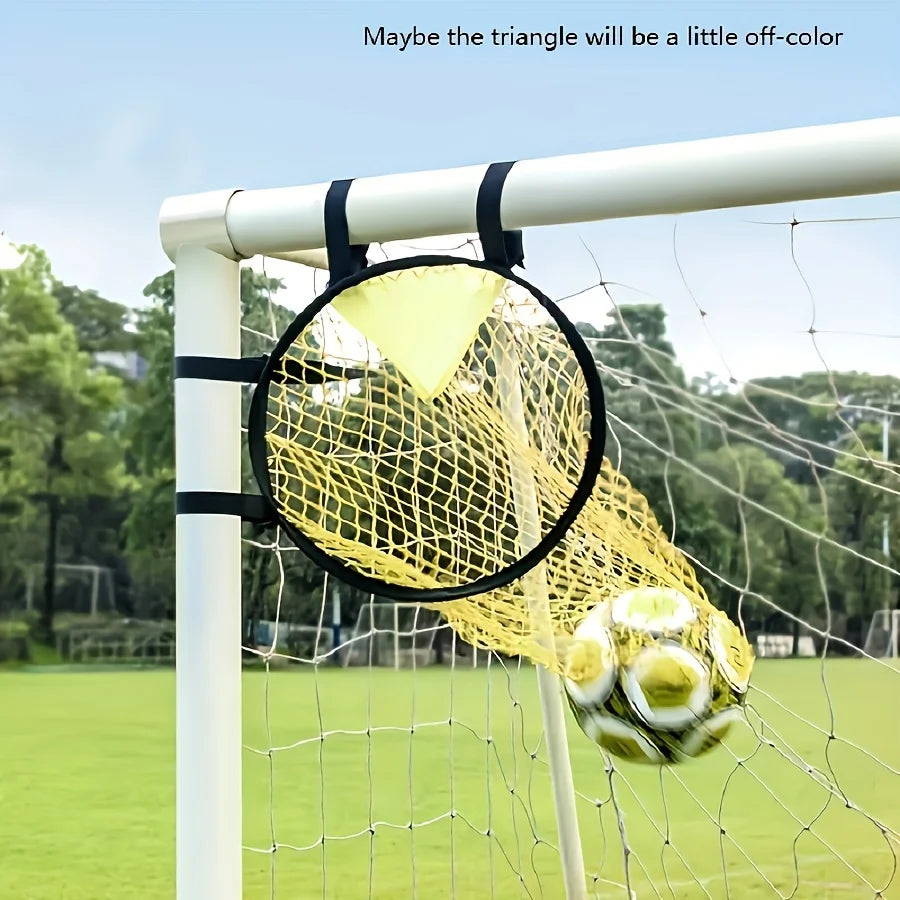 Hign-concerned Football Training Target Net Two-Piece Portable Soccer Goal