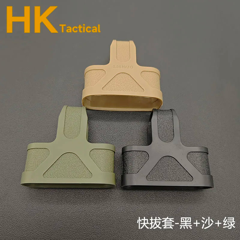 Outdoor Tactical AK 5.56 Rubber Cage Loop  Pull Magazine For M4  M14 M16 Fast Mag Protective Case Hunting Magazine Accessories