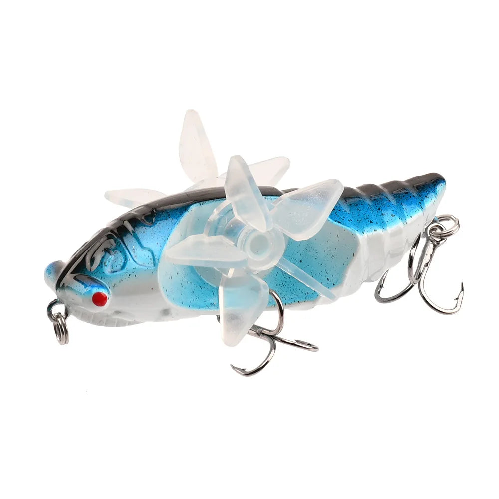 Popper Spin Fishing Lure Floating Hard Bait 14g 7.5g Perch