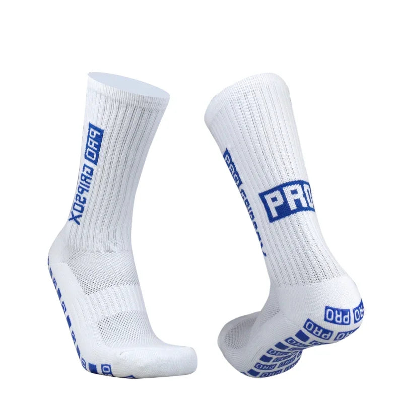 Silicone Anti Slip Football Socks for Men and Women