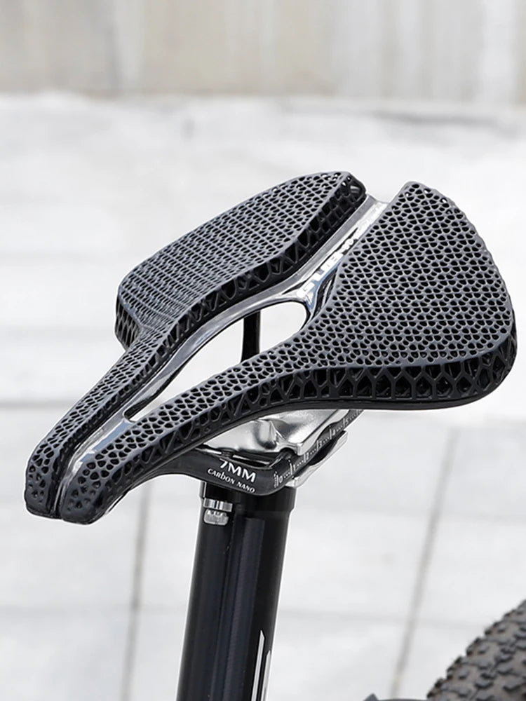 GUB Bicycle 3D Printed Saddle Hollow Out Honeycomb Cushion Shock Absorption Bicycle Saddle Seat Cushion Cycling Accessories