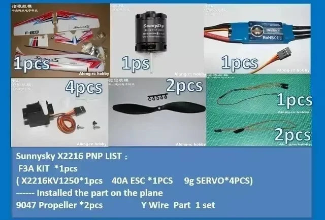 1-Meter Wingspan Rc Plane Model Epo Material F3a Elf F-803 Stunt Performance Hobby Toy For Aviation Enthusiasts 2024 New Release
