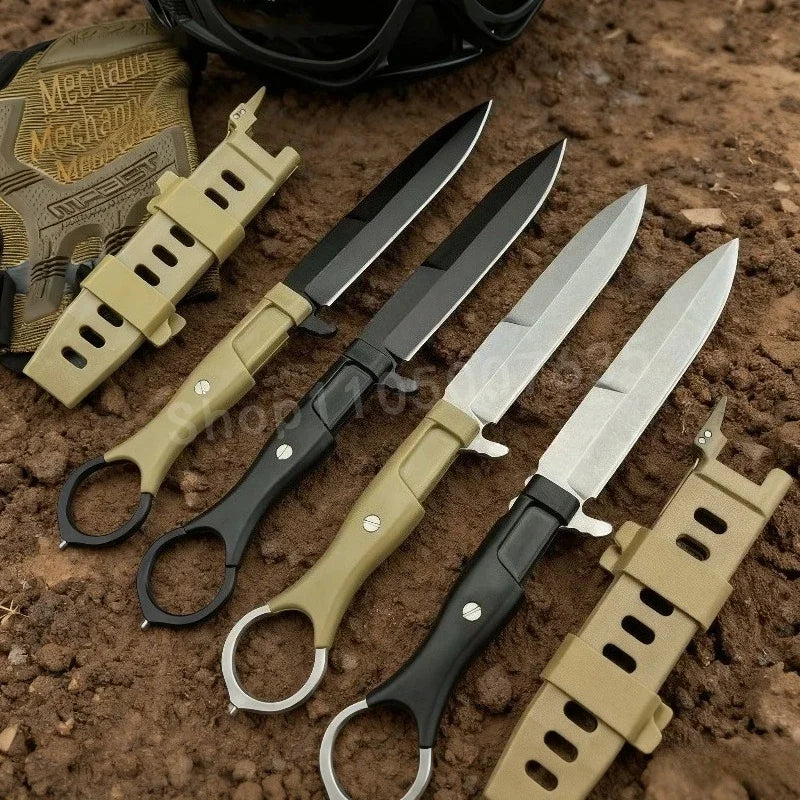 High Hardness Fixed Blade Durable 8Cr13Mov Steel Blade Outdoor Camping Trekking EDC Practical Cutting Knife Fishing Knife