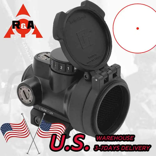 Tactical MRO Basic Red Dot Sight with Flip-up Cap and Killflash for Hunting Airsoft Rifles