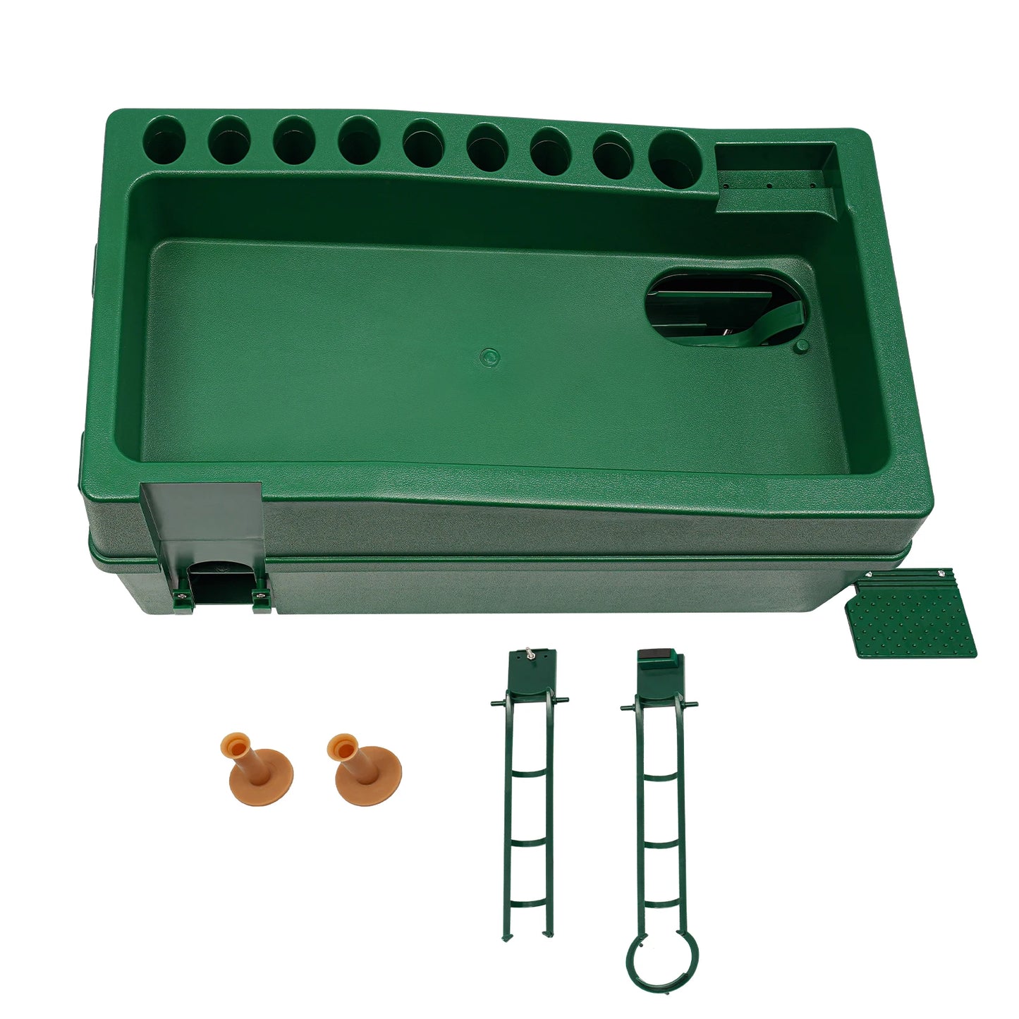 Automatic Golf Ball Dispenser Golf Practice Tee Machine with 9 Club Jacks for Professional&Beginner Green