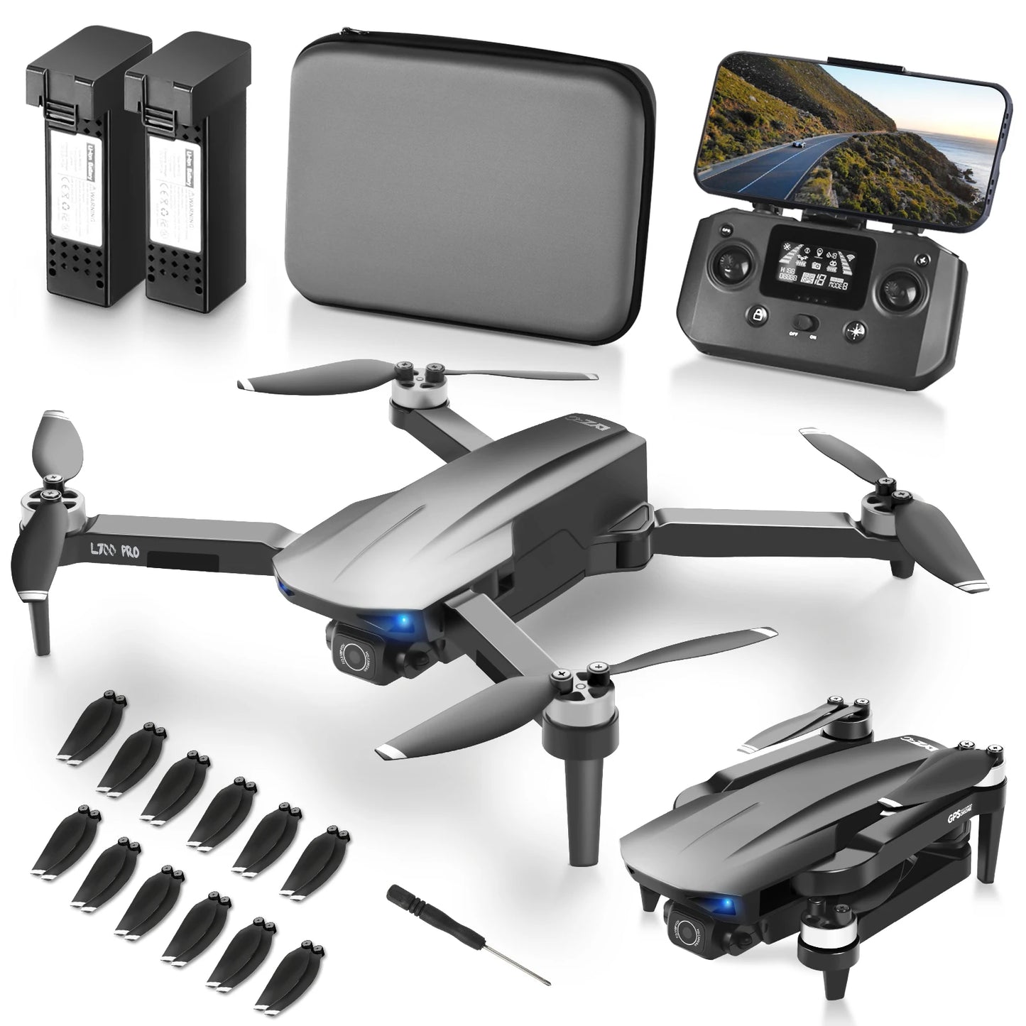 NBD 4K Drone With Camera GPS Quadcopter For Beginners