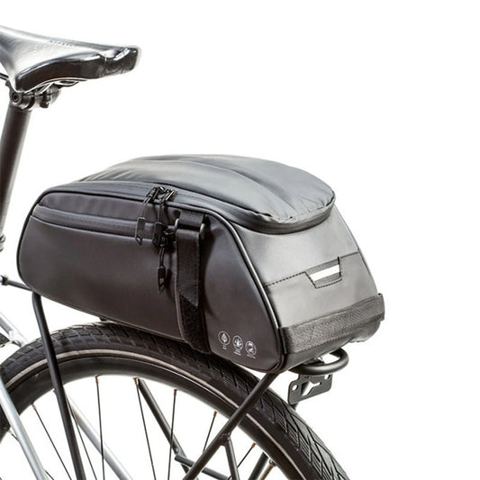 Reflective Bike Rear Rack Bag 8L Capacity Water Resistant