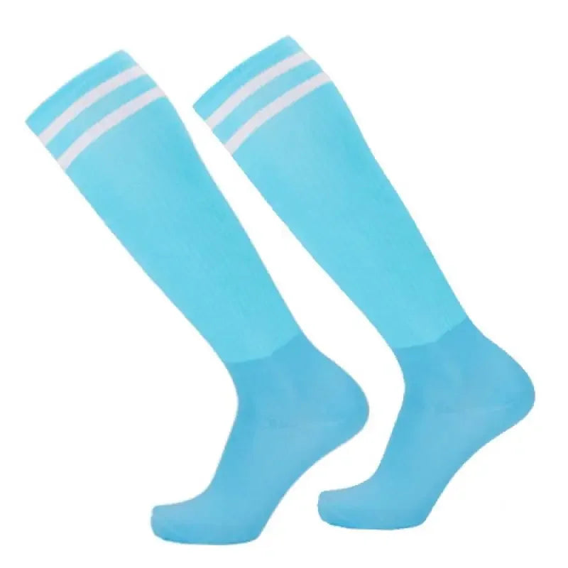 1 Pair Football Sports Socks Long  Knee Cotton Spandex Kids   Legging Stockings Soccer Baseball Ankle Adults Children Socks