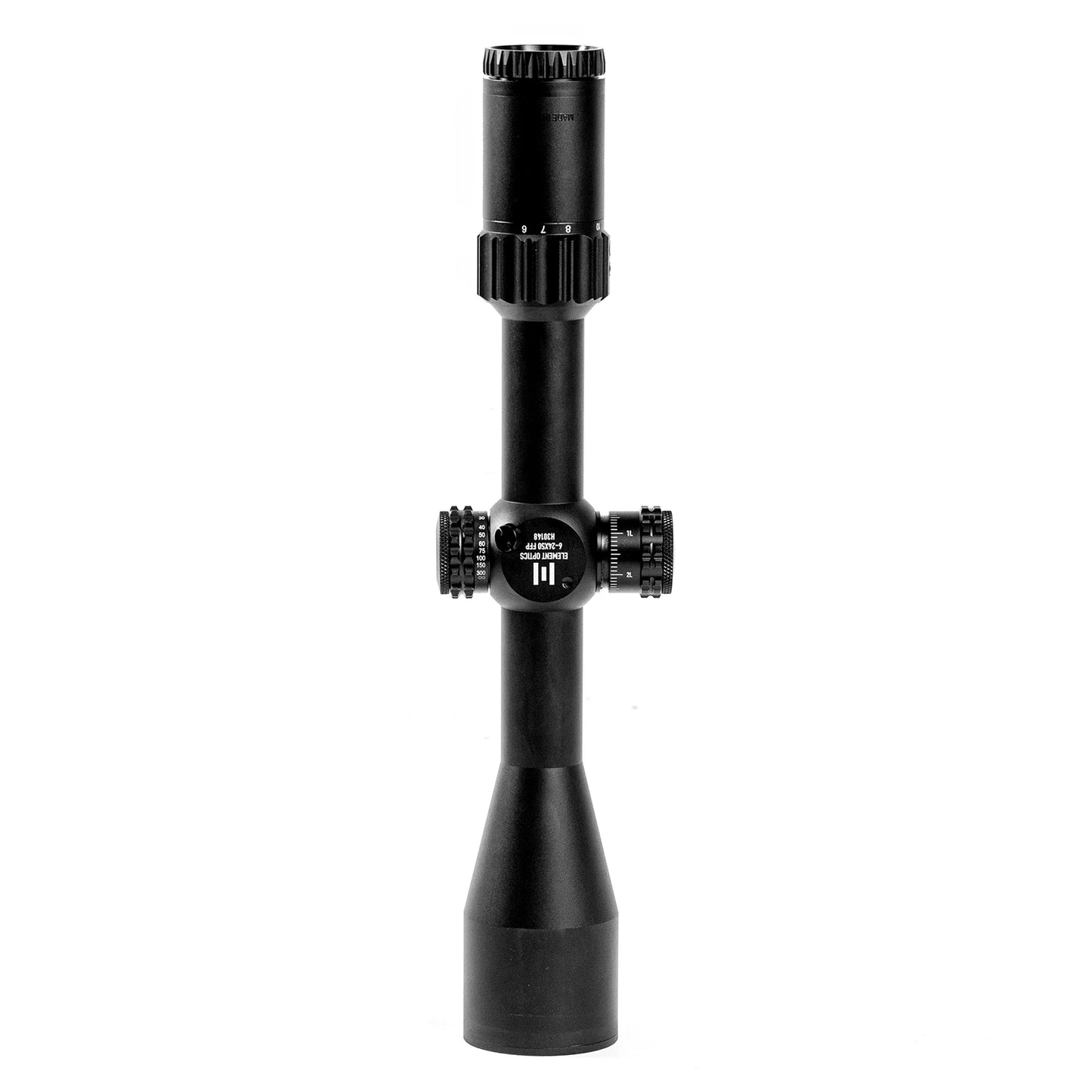 ELEMENT Helix 6-24x50 FFP Riflescope Zerostop 30mm Tube APR-2D MRAD Reticle Optic for Long Range Precision Hunting Shooting