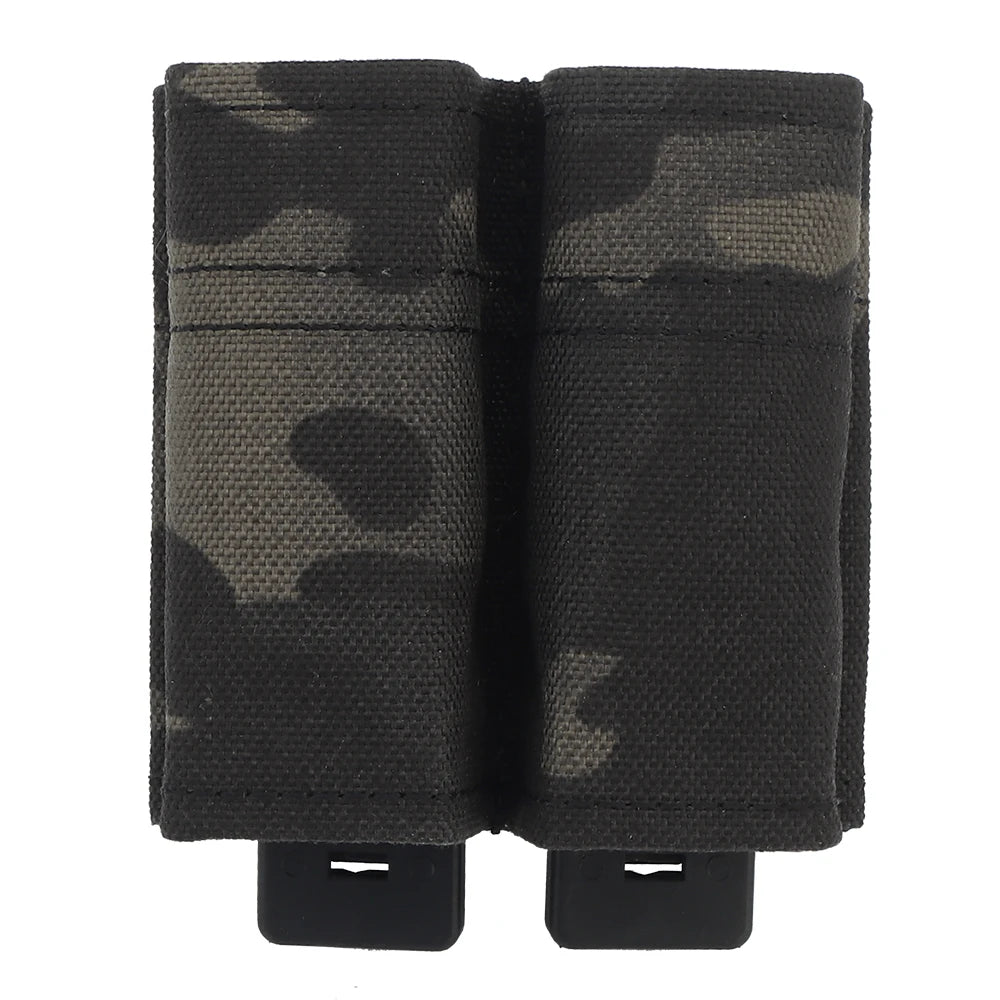 OPHIDIANTAC FAST 9MM Single/Double Mag Bag MOLLE Mag Pouch  Hunting CS Games Air soft Holder With Nylon Support Clip