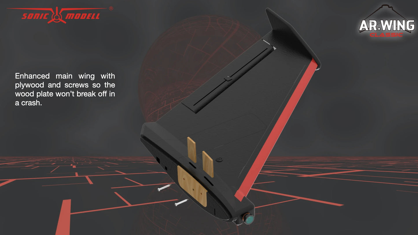 900mm Wingspan Sonicmodell AR Wing FPV Flying Wing Kit