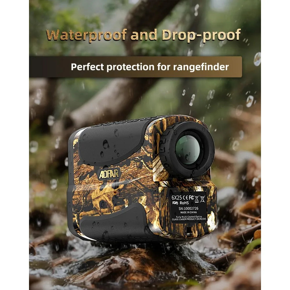 HX-700N Hunting Range Finder 700 Yards Waterproof Archery Rangefinder for Bow Hunting with Range and Speed Mode