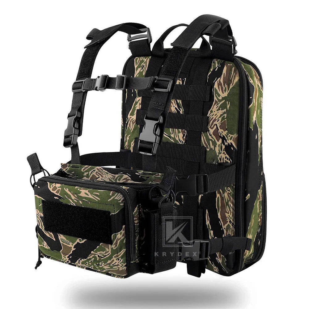 KRYDEX Tactical Flatpack D3 Backpack D3CR Chest Rig Vest